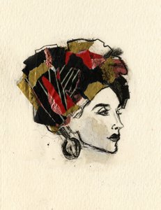 Elegantní dámská čelenka od Ute Rathmann