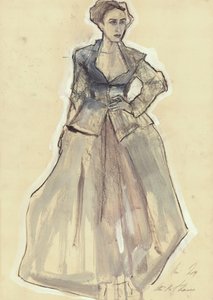 Elegantní módní skica