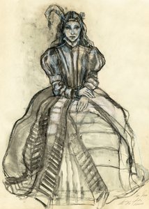 Žena v gotickém fantasy stylu od Ute Rathmann