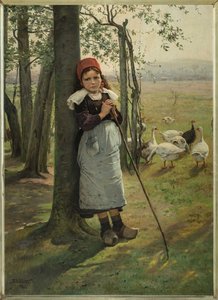 The Goose Girl, asi 1885. od Vaclav Brozik