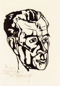 Portrét skladatele Maurice Ravela 1875-1937, 1923. od Valentijn Edgar Van Uytvanck