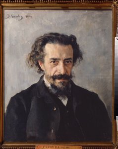 Portrét skladatele Pavla Ivanoviče Blaramberga (1841-1908). Obraz Valentina Alexandroviče Serova (1865-1911), olej na plátně od Valentin Aleksandrovich Serov