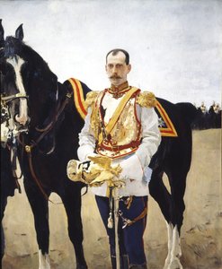 Portrét velkovévody Pavla Alexandroviče z Ruska 1860-1919, 1897 od Valentin Aleksandrovich Serov