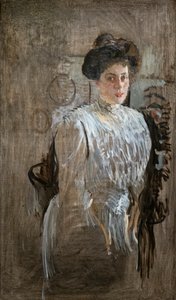 Portrét Margarity Kirilovny Morozové od Valentin Aleksandrovich Serov
