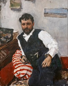 Portrét malíře Konstantina Korovina od Valentin Aleksandrovich Serov