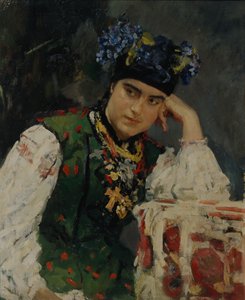 Portrét Sofie Dragomirové, 1889 od Valentin Aleksandrovich Serov