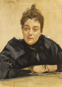 Portrét umělkyně Maria Yakunchikova-Weber 1870-1902 od Valentin Aleksandrovich Serov