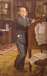 Portrét skladatele Alexandra Serova 1820-1871, 1889 od Valentin Aleksandrovich Serov