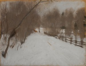 Zimní cesta do Domotkanova, 1904 od Valentin Aleksandrovich Serov