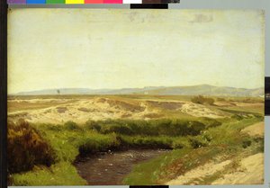 Na Luneburg Heath, 1887 (olej na papíře)
