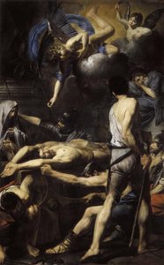 Umučení svatých Processa a Martiniana, 1629. od Valentin de Boullogne