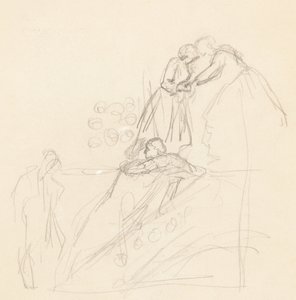 Figurální studie [verso] od Valentine Cameron Prinsep