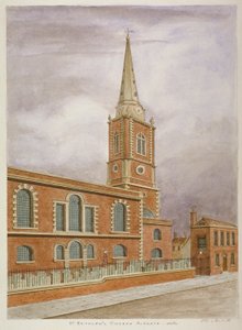 Kostel svatého Botolpha, Aldgate, City of London, 1806