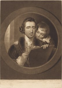 Benjamin West, Esqr R.A. a jeho syn RI West, 1773.