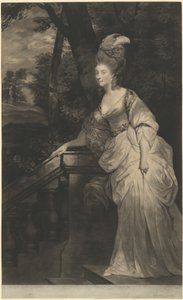 Georgiana Spencer, vévodkyně z Devonshire, 1780.