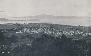 Auckland Harbour, 1924 od Valentine and Sons Ltd