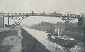 Manchesterský lodní kanál, 1910 od Valentine and Sons Ltd