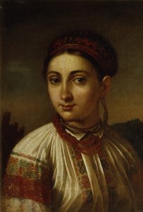Dívka z Podillia od Vasili Andreevich Tropinin