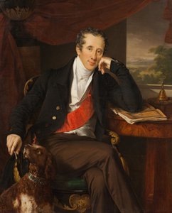 Portrét hraběte Nikity Petroviče Panina 1770-1837, 30. léta 19. století. od Vasili Andreevich Tropinin