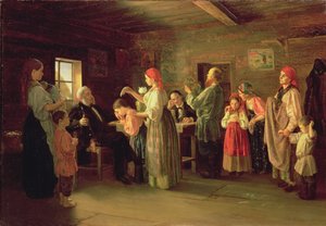 Inspekce dětského domova, 1866 od Vasili Efimovich Kallistov