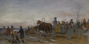 Bílá sobota večer, konec 60. let 19. století – začátek 70. let 19. století od Vasili Grigorevich Perov