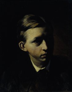 Portrét malíře Nikolaje Alexejeviče Kasatkina 1859-1930, 1876 od Vasili Grigorevich Perov