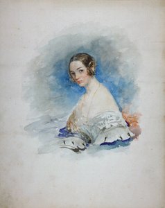 Portrét princezny Marie Ivanovny Kochubey, rozené Baryatinskaya 1818-1843, 1846 od Vasili Semenovich Sadovnikov