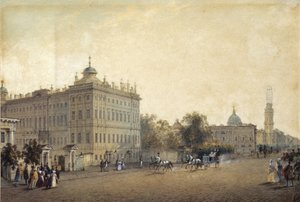 Petrohrad. Aničkovský palác, 30. léta 19. století