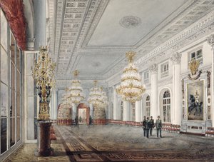 Velký sál, Zimní palác, Petrohrad, 1837