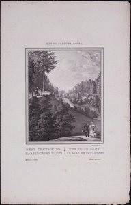Pohledy na Petrohrad. Pohled do parku v Pavlovsku, 1833 od Vasili Semenovich Sadovnikov