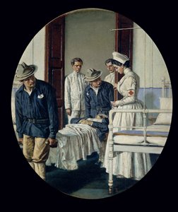 Ve vojenské nemocnici od Vasili Vasilievich Vereshchagin