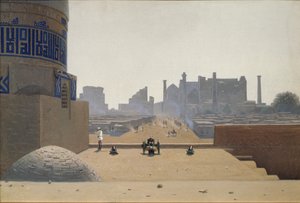 Hlavní ulice v Samarkandu brzy ráno, 1869-1870 od Vasili Vasilievich Vereshchagin