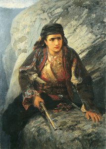 Hercegovinian on Lookout od Vasilij Dmitrievich Polenov