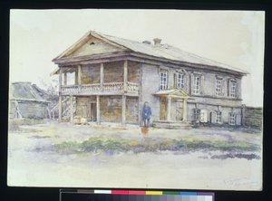 Surikovův dům v Krasnojarsku, 1890-91 od Vasilij Ivanovic Surikov