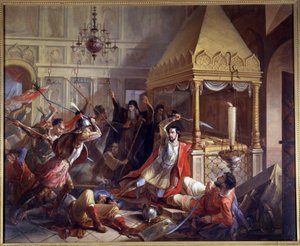 Hrdinský čin knížete Michaila Volkonského během polského obléhání v roce 1610 od Vasily Kuzmich Demidov