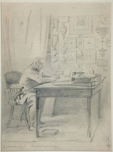 Portrét autora Faddei Bulgarin 1789-1859, 40. léta 19. století