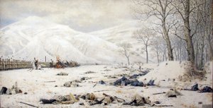 Bojiště v průsmyku Šipka od Vasily Vereshchagin