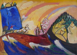 Malování s trojkou, 4036. od Wassily Kandinsky