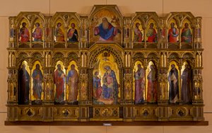 Polyptych Zvěstování (Lion Polyptych) od Veneziano Lorenzo
