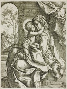 Madona s dítětem a svatým Josefem