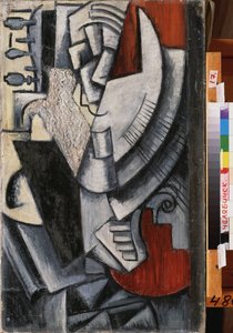 Portrét umělce Vladimíra Tatlina (1885-1953) s Bandurou (Bandoura) od Vera Yefremova Pestel