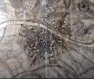 Mapa Florencie od Vercellini Terreni