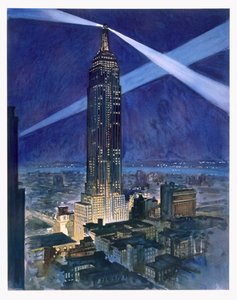 Empire State Building, vydal William Edwin Rudge od Vernon Howe Bailey