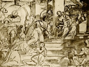 Klanění tří králů od Paolo Veronese