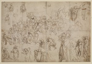 Studie pro Krista nesoucího kříž, 1571 circ od Veronese