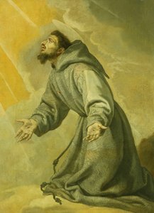 Svatý František přijímá stigmata,