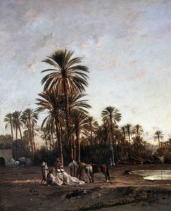 Africké jezero. 1866 (olej na plátně)