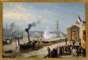 Vyložení popela Napoleona I. v Courbevoie, 15. prosince od Victor Adam