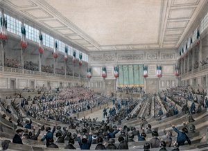 „Národní shromáždění je v permanenci!“, Paříž, 15. května 1848. od Victor Adam