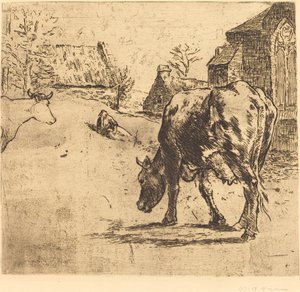 Kráva (La Vache) od Victor Alfred Paul Vignon